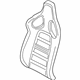 Audi 8F0-881-805-BB-FIR Seat Back Cover