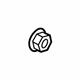 Audi WHT-004-591 Mount Bracket Nut