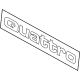 Audi 8W9-853-737-2ZZ Nameplate
