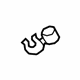 Audi N-107-270-01 Overflow Hose Holder