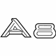 Audi 4D0-853-741-D-2ZZ Nameplate