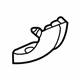 Audi 4B0-853-579-7DL Rear Molding