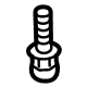 Audi WHT-007-864 Top Cover Ball Stud