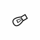 Audi 1J0-867-276-A Windshield Pillar Trim Clip