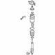 Audi 7L8-616-019-G Shock Assembly