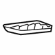Audi 8K0-819-794-1DH Defroster Nozzle