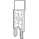 Audi 1EA-927-165 Lower Cover End Cap