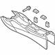 Audi 8K0-863-244-E-1DH Center Console