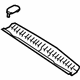 Audi 8H0-871-277-24A Front Trim