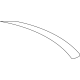 Audi 4J3-827-039-NVB Glass Molding