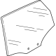 Audi 80F-845-205-A Door Glass