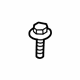 Audi N-912-131-01 Outer Belt Assembly Lower Bolt