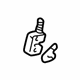 Audi 8N8-885-733 Lock