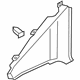 Audi 4G8-867-287-B-25M Quarter Glass Trim