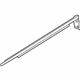 Audi 4G0-853-283-2ZZ Belt Molding