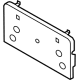 Audi 4M8-807-287-E License Bracket