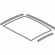 Audi 8W6-877-056-C Sunroof Glass