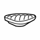 Audi 8U1-819-793-6PS Defogger Grille
