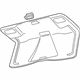 Audi 4D0-867-975-C-V40 Trunk Lid Trim
