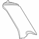 Audi 8W9-867-287-A-RK6 Pillar Trim