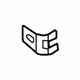Audi 8S7-880-917 Rear Trim Bracket