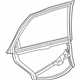 Audi 8D5-839-753-D-03C Window Frame