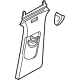 Audi 8W8-867-243-1RO Pillar Trim