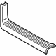 Audi 4D1-864-613-D-13F Windshield Pillar Trim