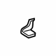Audi 4D0-867-633 Center Pillar Trim Clip