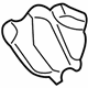 Audi 4D1-867-265-F-36A Cowl Trim