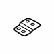 Audi 8K9-813-383 Tie Down Hook Mount Plate
