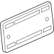 Audi 80A-827-113-A-9B9 License Bracket