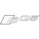 Audi 8R0-853-735-2ZZ Nameplate