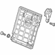 Audi 4K8-885-501-B-JS1 Seat Back Frame