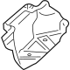 Audi 8W0-804-174-A Exhaust Heat Shield