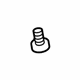 Audi N-104-857-04 Sunvisor Screw