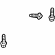 Audi N-901-581-03 Rocker Molding Screw
