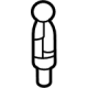 Audi 06L-103-164 Engine Cover Ball Stud