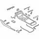Audi 4H1-863-240-H-1WV Console Assembly