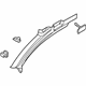 Audi 8E0-867-233-B-1BG Windshield Pillar Trim