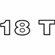 Audi 8H0-853-743-B-2ZZ Nameplate