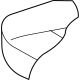 Audi 89A-885-375 Seat Cushion Pad