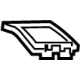 Audi 8W8-809-697 Lock Pillar Reinforcement Isolator