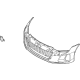 Audi 4J3-807-221-F-GRU Bumper Cover