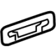 Audi 4K0-861-789-4PK Window Molding Bracket