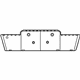 Audi 8R0-807-285-L-3FZ License Bracket