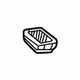 Audi 4B0-819-794-1SJ Defroster Grille