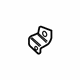 Audi 423-937-147-A Crossmember Upper Bracket