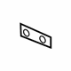 Audi 420-857-623 Crossmember Lower Bracket
