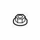 Audi N-904-560-02 Seat Belt Assembly Nut